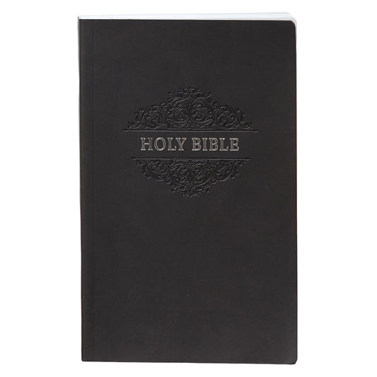 NKJV Holy Bible Soft Touch Edition Black (Comfort Print)(Imitation Leather)