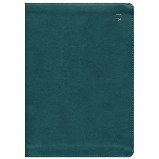 NET Bible Thinline Large Print Teal (Comfort Print)(Imitation Leather)