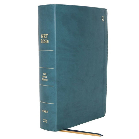 NET Bible Full-Notes Edition Indexed Teal (Comfort Print)(Imitation Leather)