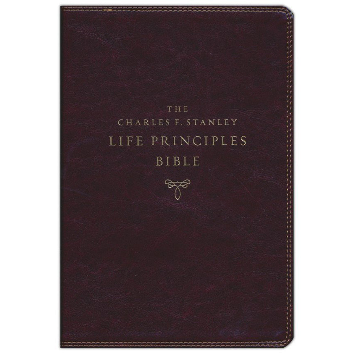 NKJV Charles F. Stanley Life 2nd Ed Burgundy (Comfort Print)(Imitation Leather)