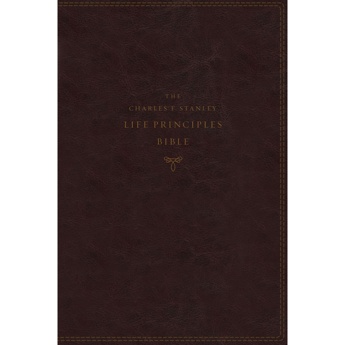 NKJV Charles F Stanley 2nd Edition Index Burgundy (Comfort Print)(Imitation Leather)