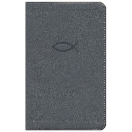 KJV Thinline Bible Youth Edition Red Letter Gray (Comfort Print)(Imitation Leather)