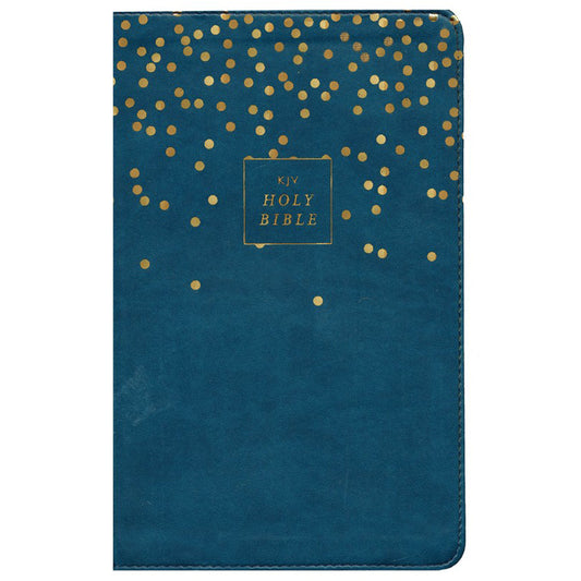 KJV Thinline Bible Youth Edition Red Letter Blue (Comfort Print)(Imitation Leather)