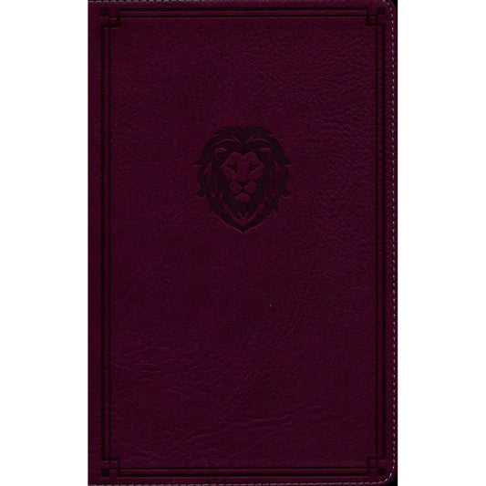 KJV Purple Imitation Leather Thinline Youth Edition Bible Comfort Print
