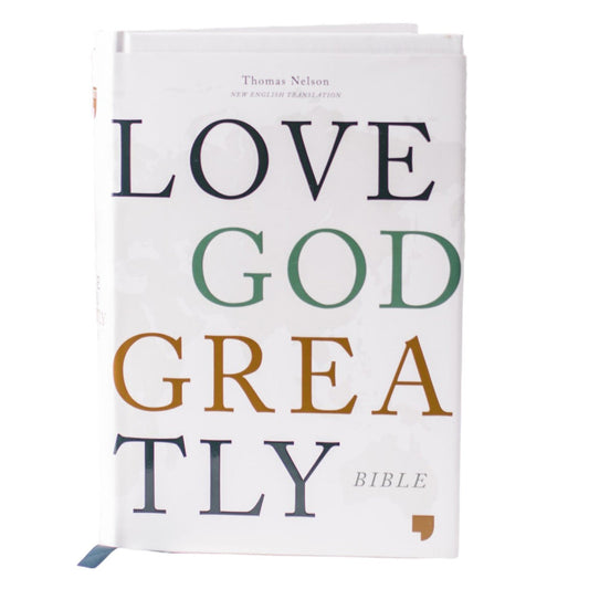 NET Love God Greatly Bible (Comfort Print)(Hardcover)
