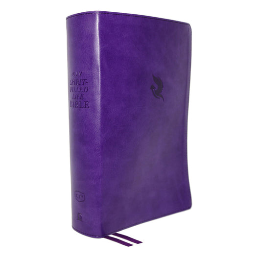 KJV Spirit-Filled Life Bible Third Edition Red Letter Purple (Comfort Print)(Imitation Leather)