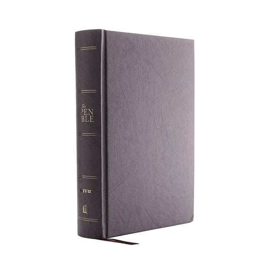NIV Open Bible Red Letter Gray (Comfort Print)(Hardcover)