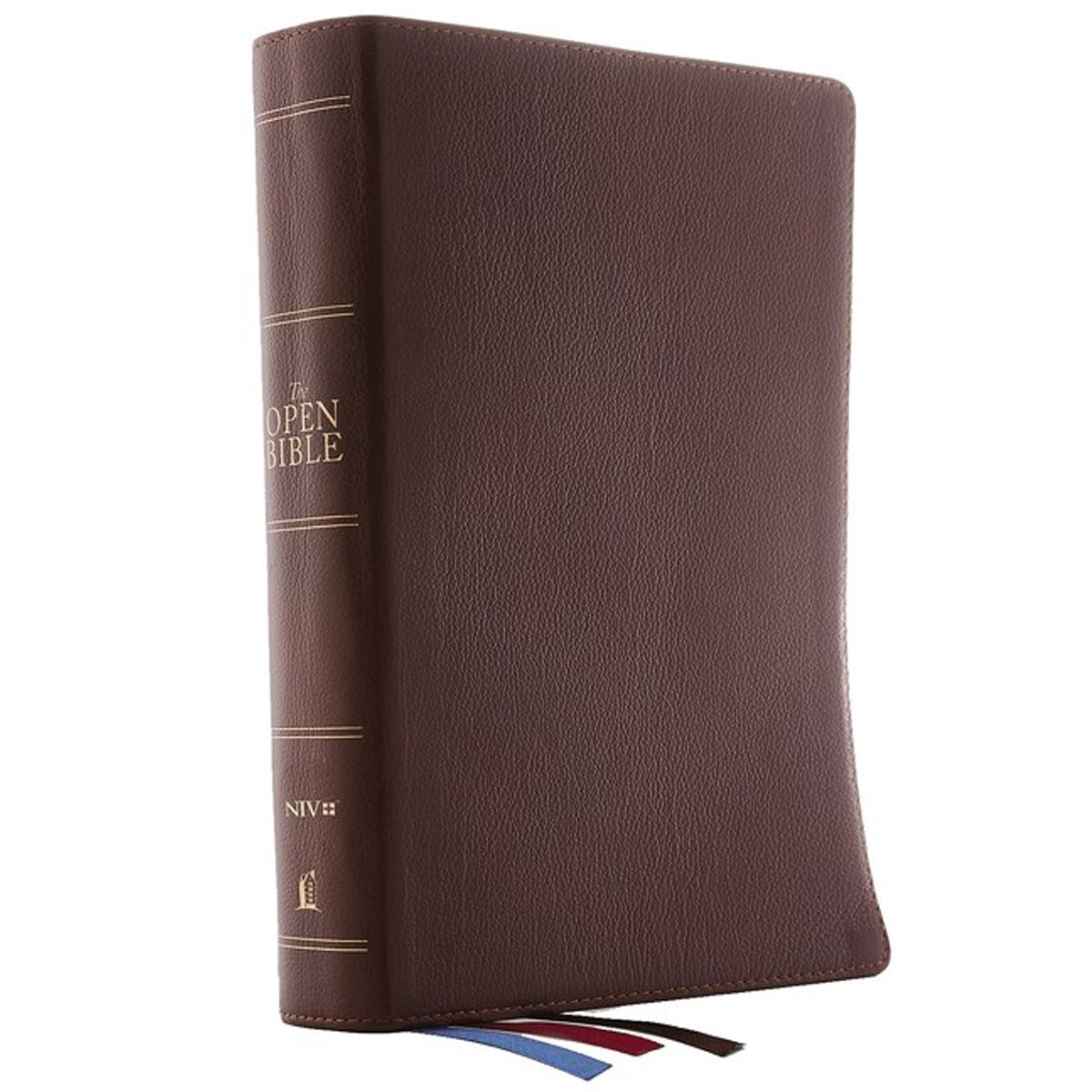 NIV Open Complete Reference System Bible Red Letter Brown (Comfort Print)(Genuine Leather)