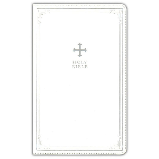 NRSV Catholic Gift Edition White (Comfort Print)(Imitation Leather)