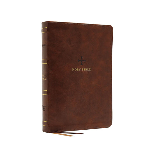 NRSV Catholic Standard Large Print Brown (Comfort Print)(Imitation Leather)