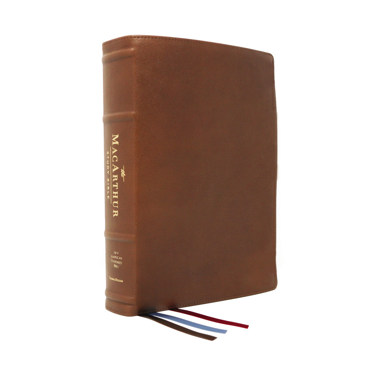 NASB MacArthur Study Bible 2nd Edition Goatskin Brown (Comfort Print)(Genuine Leather)
