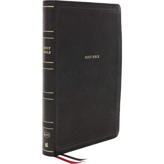 KJV Thinline Bible Red Letter Giant Print Black (Comfort Print)(Imitation Leather)