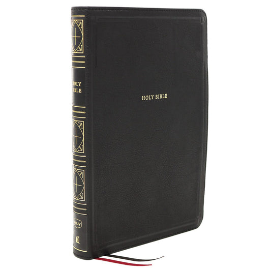 NKJV Thinline Bible Red Letter Giant Print Black (Comfort Print)(Imitation Leather)