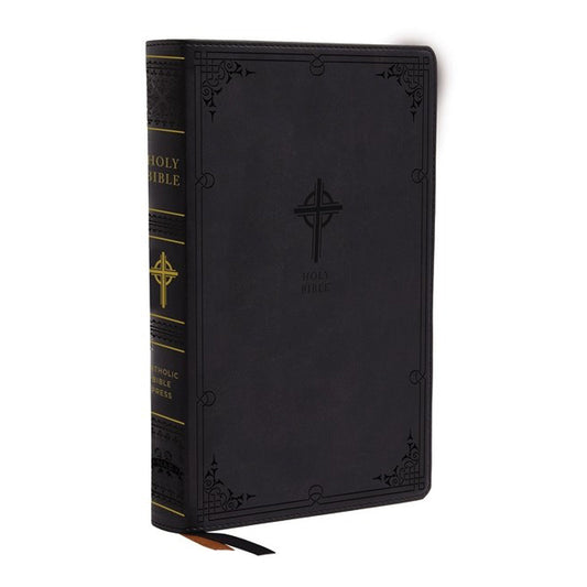 NABRE Revised Edition Catholic Bible Large Print Black (Comfort Print)(Imitation Leather)