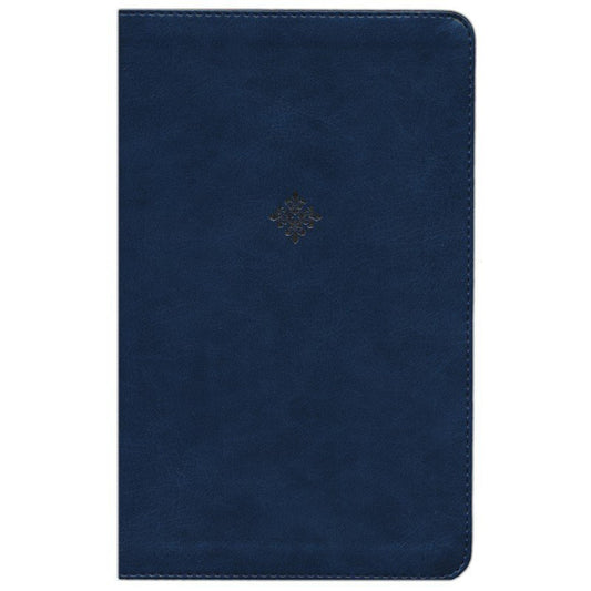 NKJV Thinline Bible Red Letter Edition Navy (Comfort Print)(Imitation Leather)