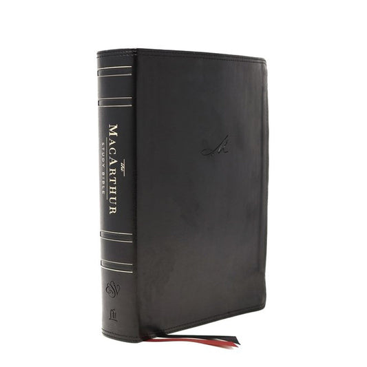 ESV MacArthur Study Bible 2nd Edition Index Black (Comfort Print)(Imitation Leather)