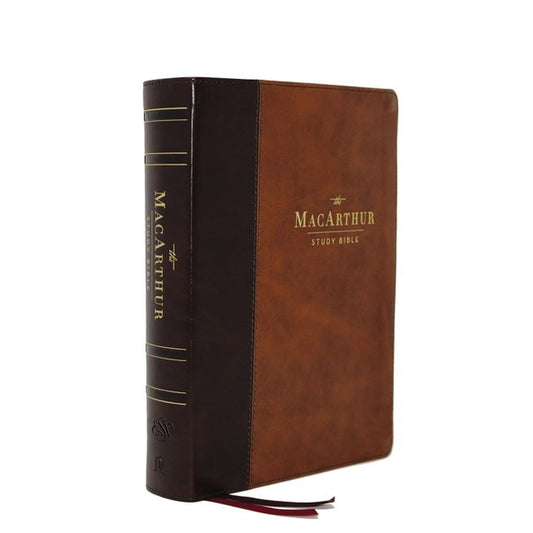 ESV MacArthur Study Bible 2nd Edition Index Brown (Comfort Print)(Imitation Leather)