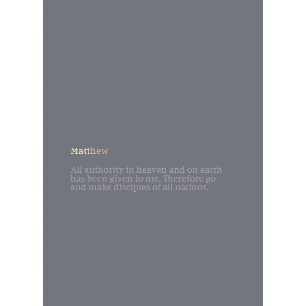 NKJV Bible Journal Matthew (Comfort Print)(Paperback)