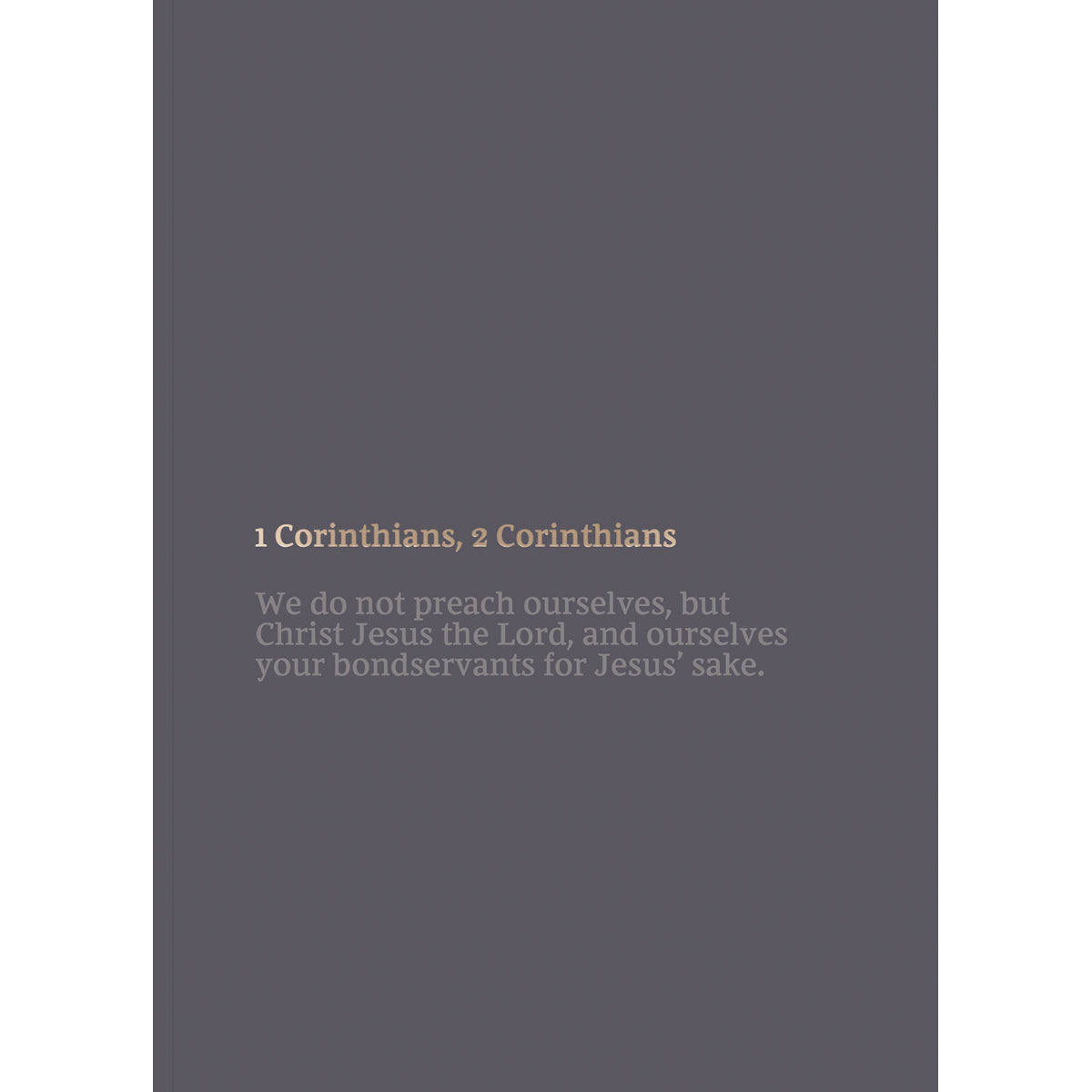 NKJV Bible Journal 1 Corinthians, 2 Corinthians (Comfort Print)(Paperback)