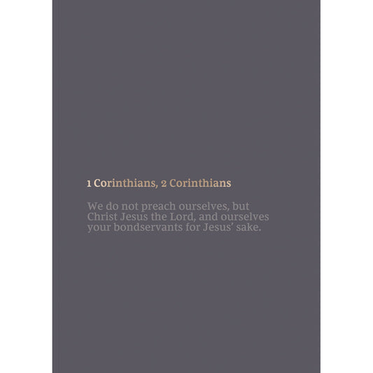 NKJV Bible Journal 1 Corinthians, 2 Corinthians (Comfort Print)(Paperback)
