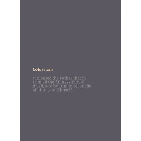 NKJV Bible Journal Colossians (Comfort Print)(Paperback)