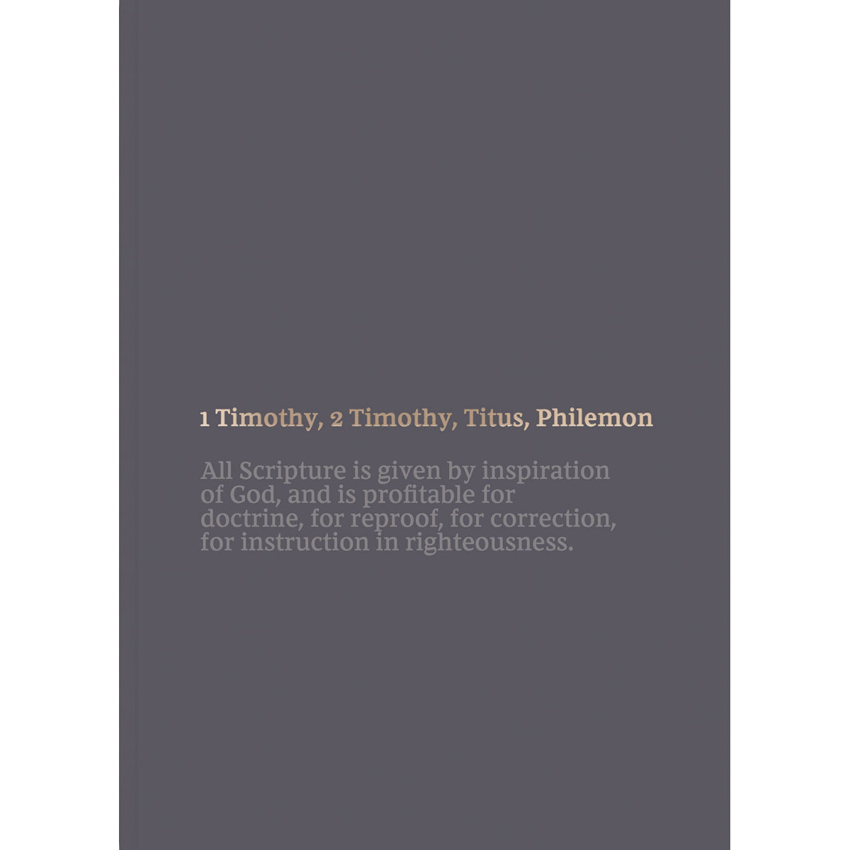 NKJV Bible Journal 1 Timothy, 2 Timothy, Titus, Philemon (Comfort Print)(Paperback)