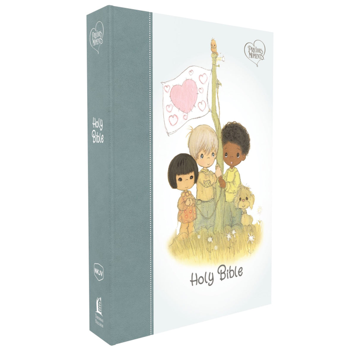 NKJV Precious Moments Small Hands Bible Teal (Comfort Print)(Hardcover)