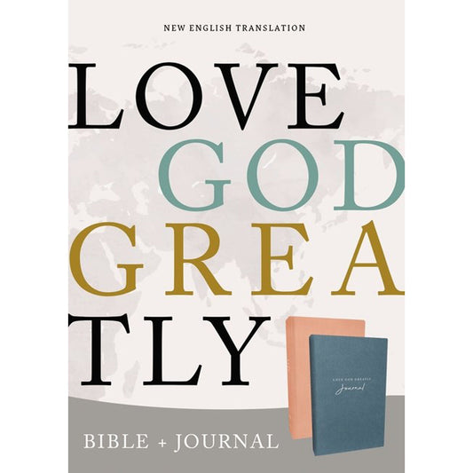 NET Love God Greatly Bible / Journal Combo Cloth (Comfort Print)(Hardcover)