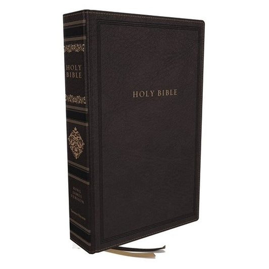 KJV Personal Size Ref Bible Red Letter Comfort Print Black (Sovereign Collection)(Imitation Leather)