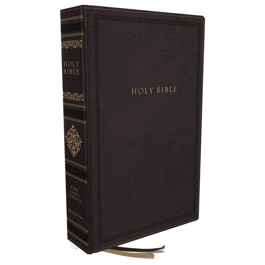 KJV P / Size Ref Bible Idx Red Letter Comfort Print Black Sovereign Collection IM