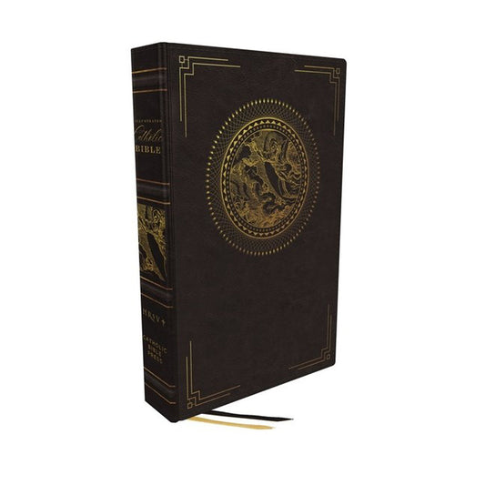 NRSV Illustrated Catholic Bible Black (Comfort Print)(Imitation Leather)