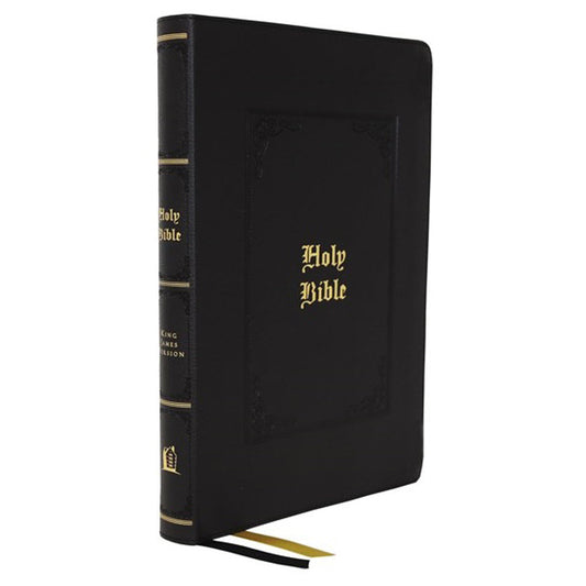 KJV Thinline Bible Large Print Red Letter Black (Comfort Print)(Vintage Series)(Imitation Leather)
