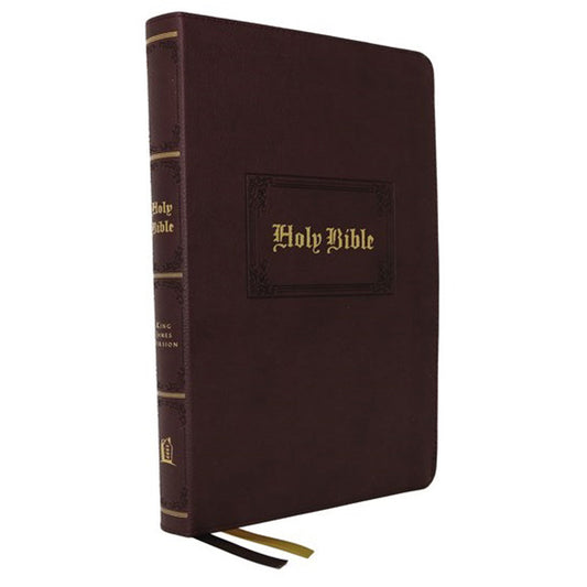 KJV Thinline Bible Large Print Red Letter Brown (Comfort Print)(Vintage Series)(Imitation Leather)