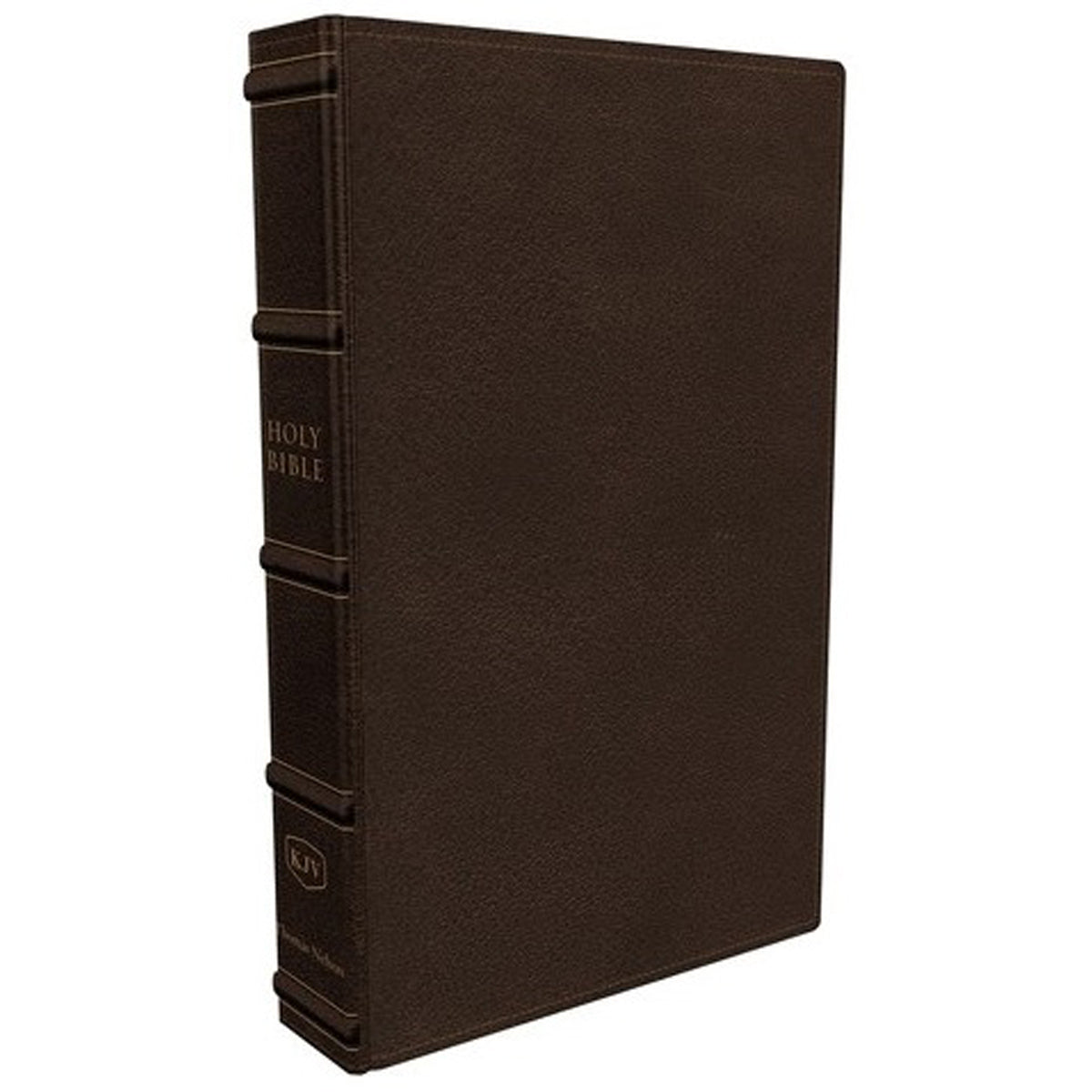 KJV Verse-By-Verse Reference Large Print Idx Brown (Comfort Print)(Maclaren Series)(Genuine Leather)