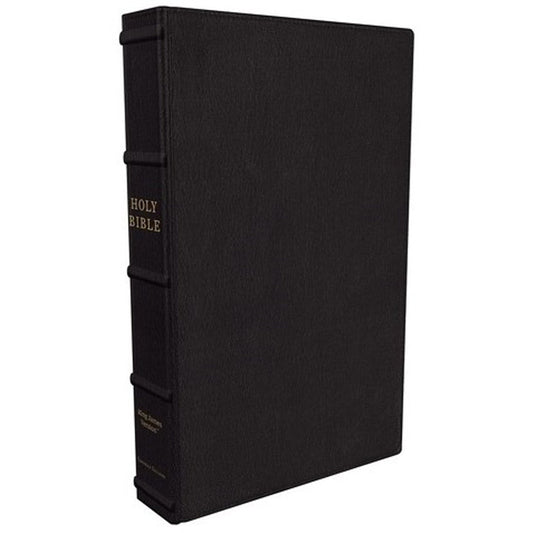 KJV Verse-By-Verse Reference Large Print Black (Comfort Print)(Maclaren Series)(Genuine Leather)