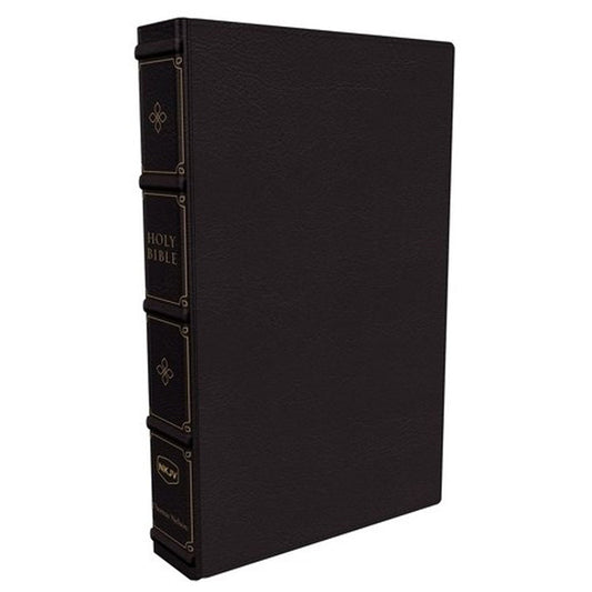 NKJV Verse-By-Verse Reference Large Print Black (Comfort Print)(Maclaren Series)(Imitation Leather)