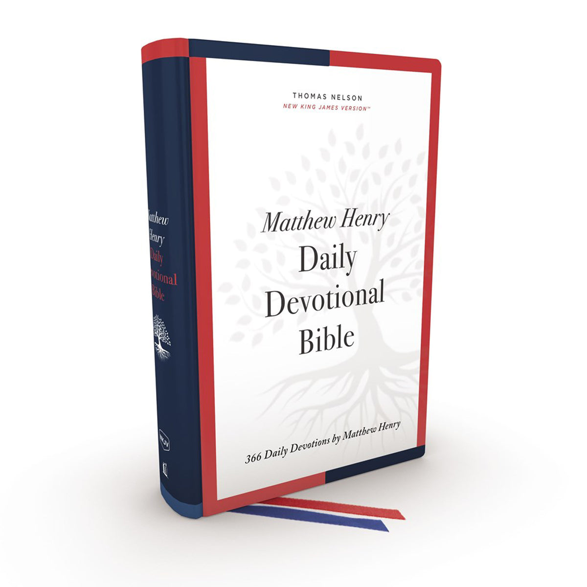 NKJV Matthew Henry Daily Dev Bible Red Letter (Comfort Print)(HC)
