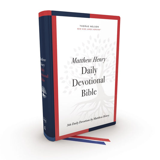 NKJV Matthew Henry Daily Dev Bible Red Letter (Comfort Print)(HC)