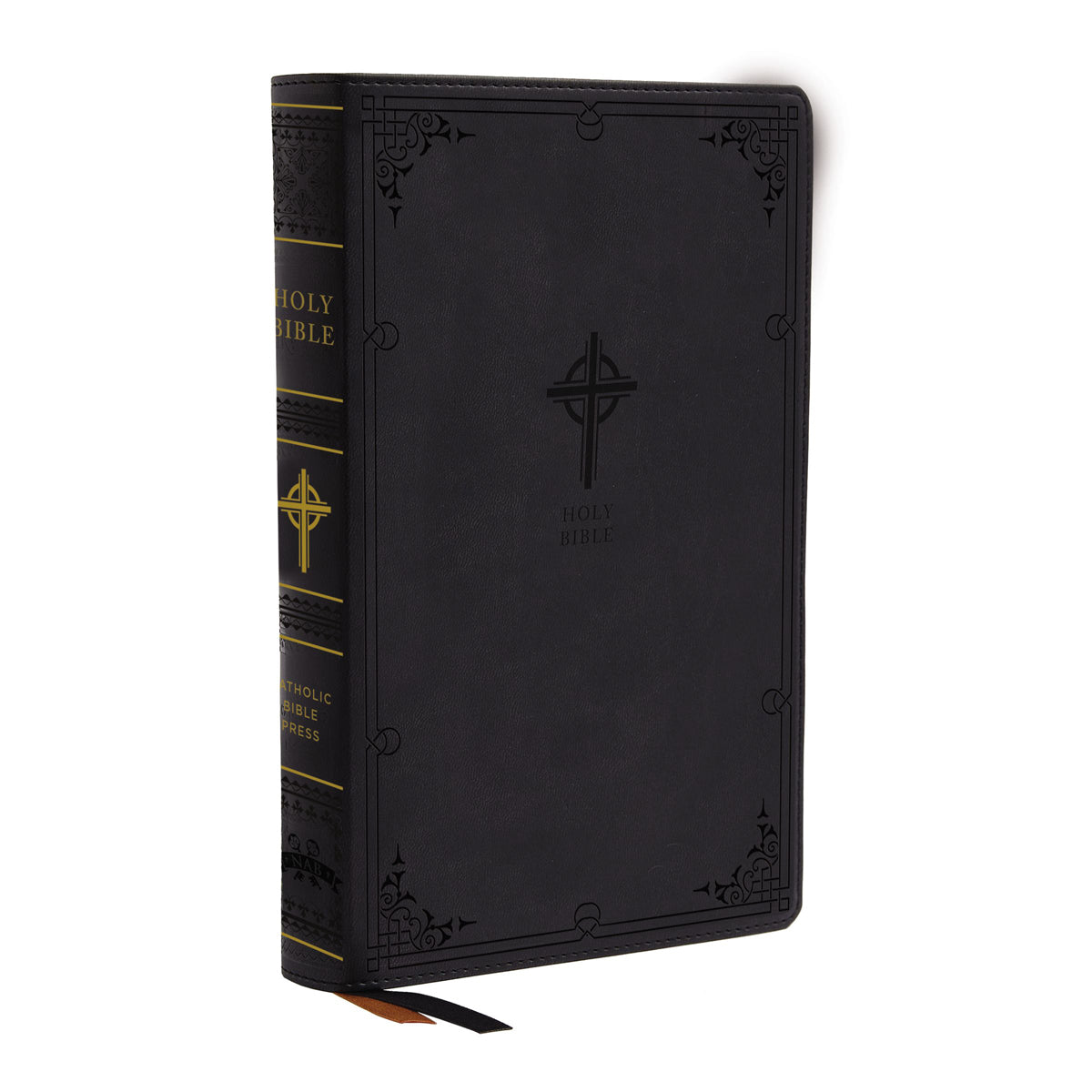 NABRE Revised Edition Catholic Bible Large Print Indexed Black (Comfort Print)(Imitation Leather)