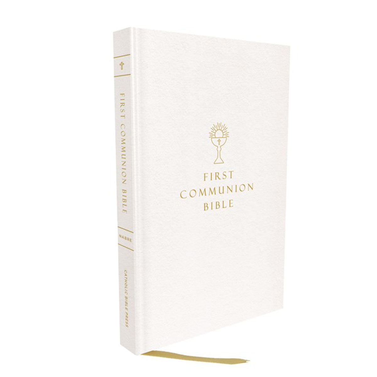 NABRE Revised Edition Catholic First Communion New Testament Bible White (Hardcover)