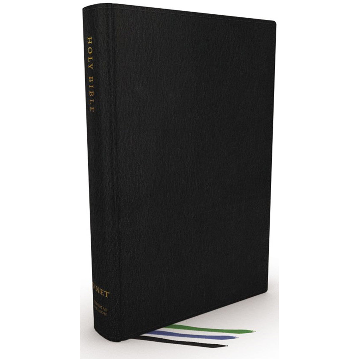 NET Thinline Bible Large Print Black (Comfort Print)(Genuine Leather)