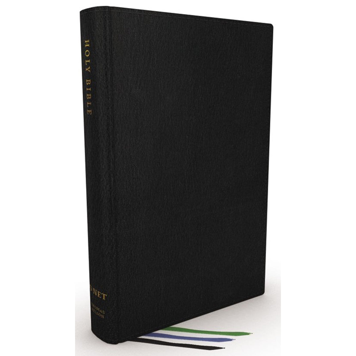 NET Thinline Bible Large Print Indexed Black (Comfort Print)(Genuine Leather)