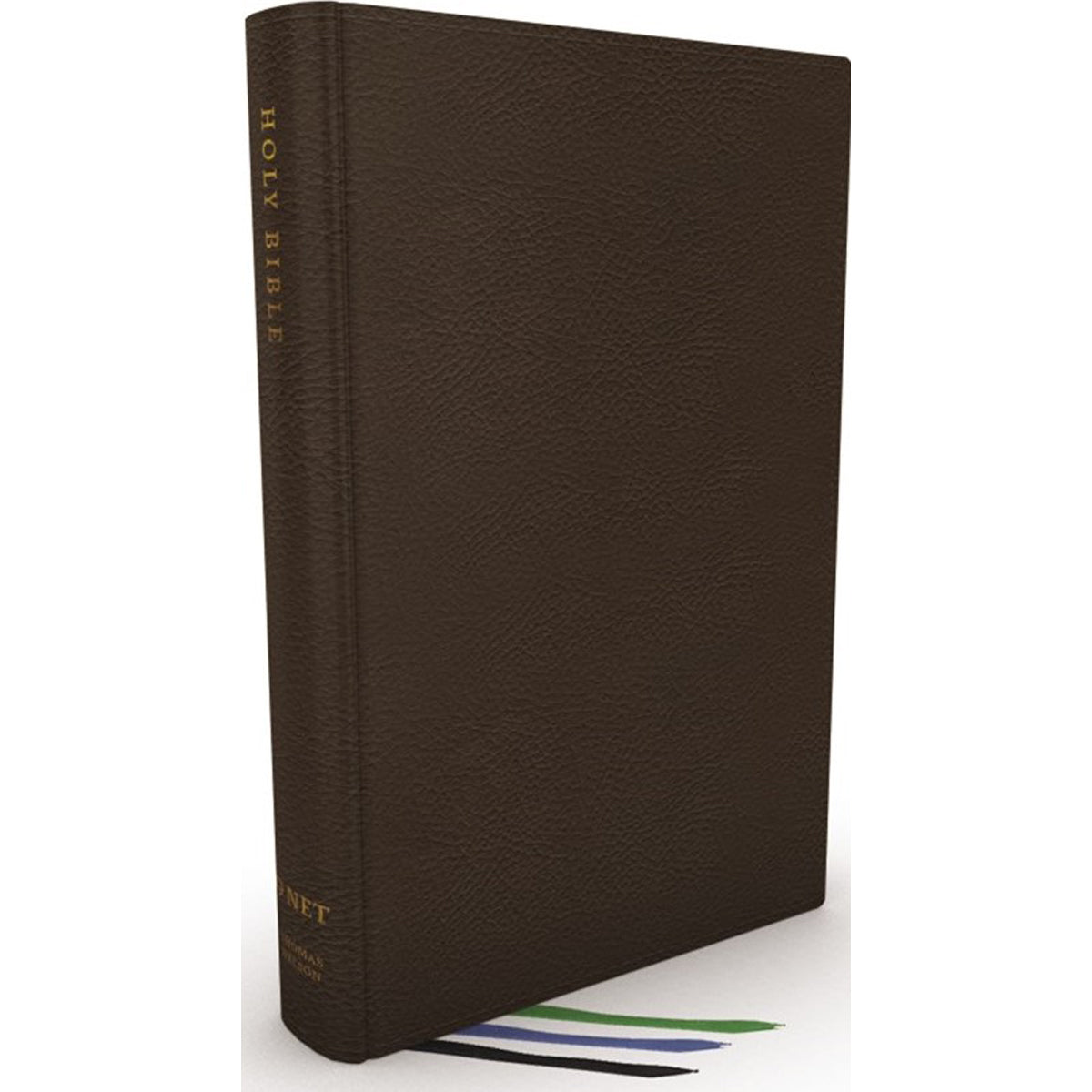 NET Thinline Bible Large Print Indexed Brown (Comfort Print)(Genuine Leather)