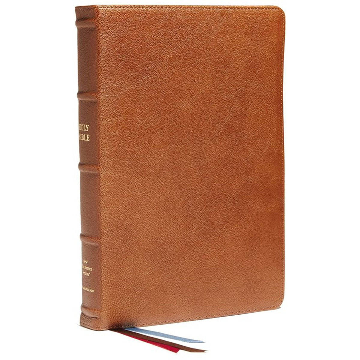 NKJV C / Col Ref Bible Brown Premium (Comfort Print)(Genuine Leather)