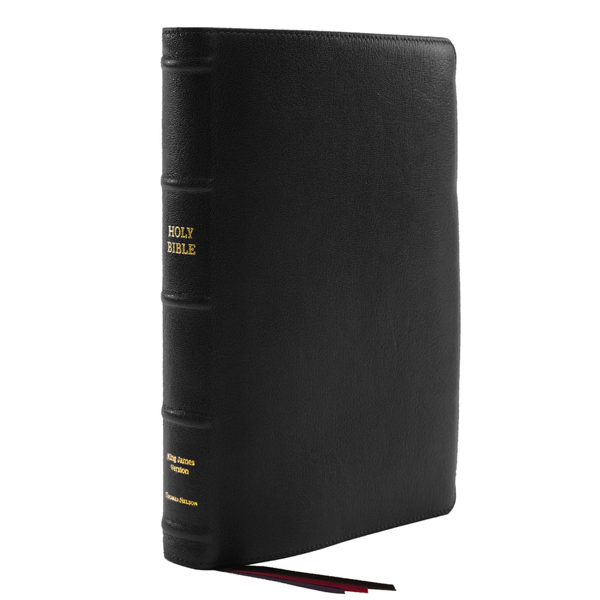 KJV Thinline Bible Large Print Black (Comfort Print)(Premier Collection)(Genuine Leather)