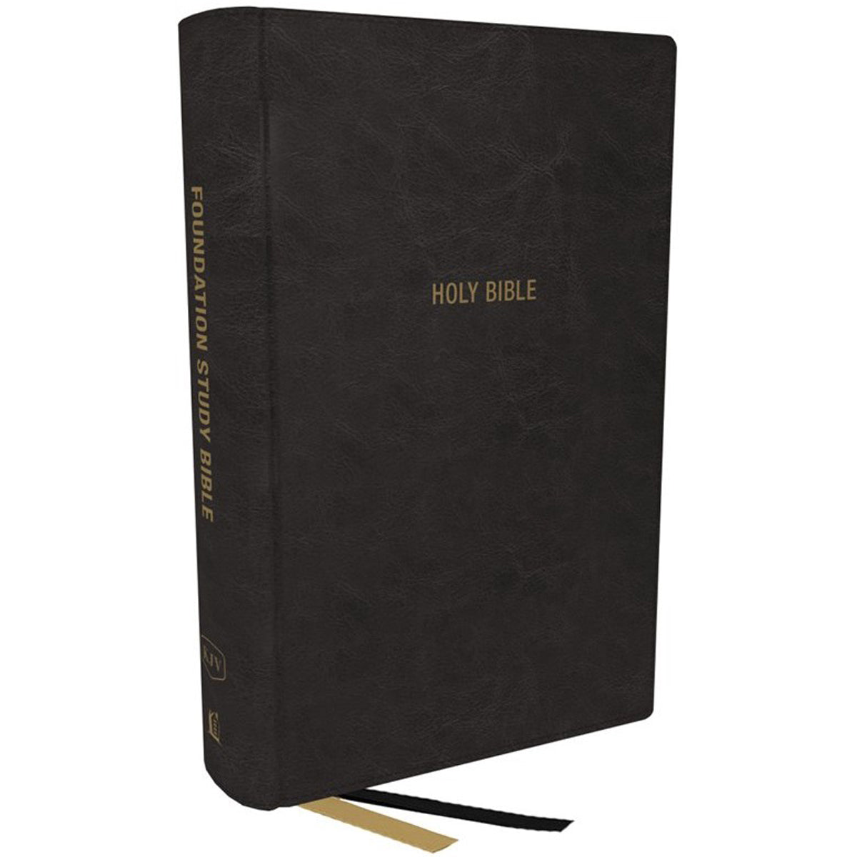 KJV Foundation Study Bible Large Print Red Letter Indexed Black (Comfort Print)(Imitation Leather)