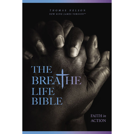 NKJV Black Paperback The Breathe Life Holy Bible Faith in Action Comfort Print