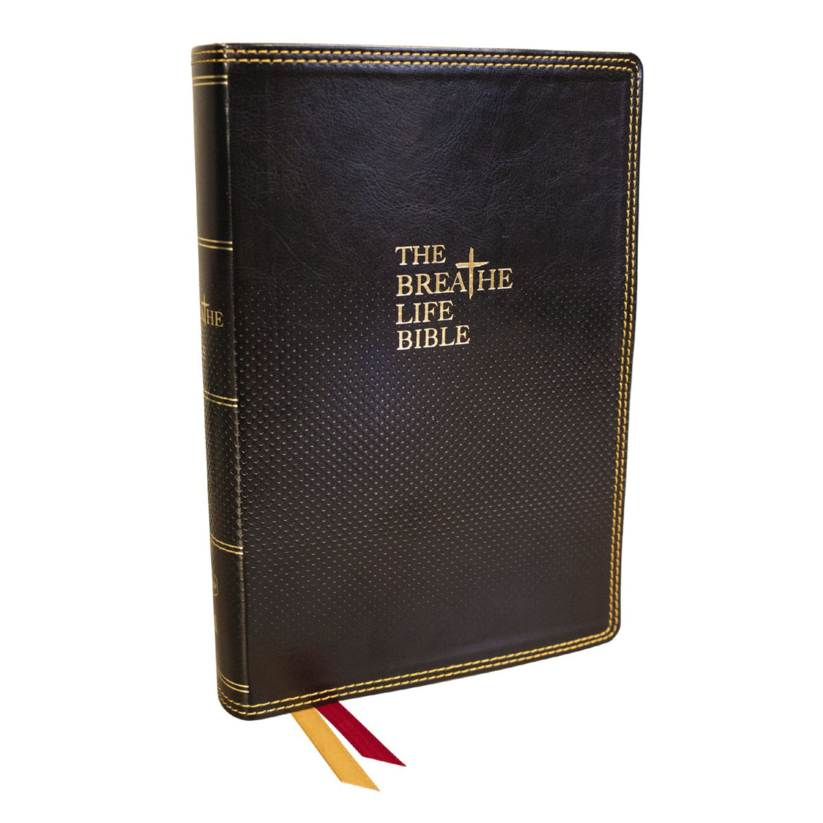NKJV Black Imitation Leather The Breathe Life Holy Bible Faith in Action Comfort Print