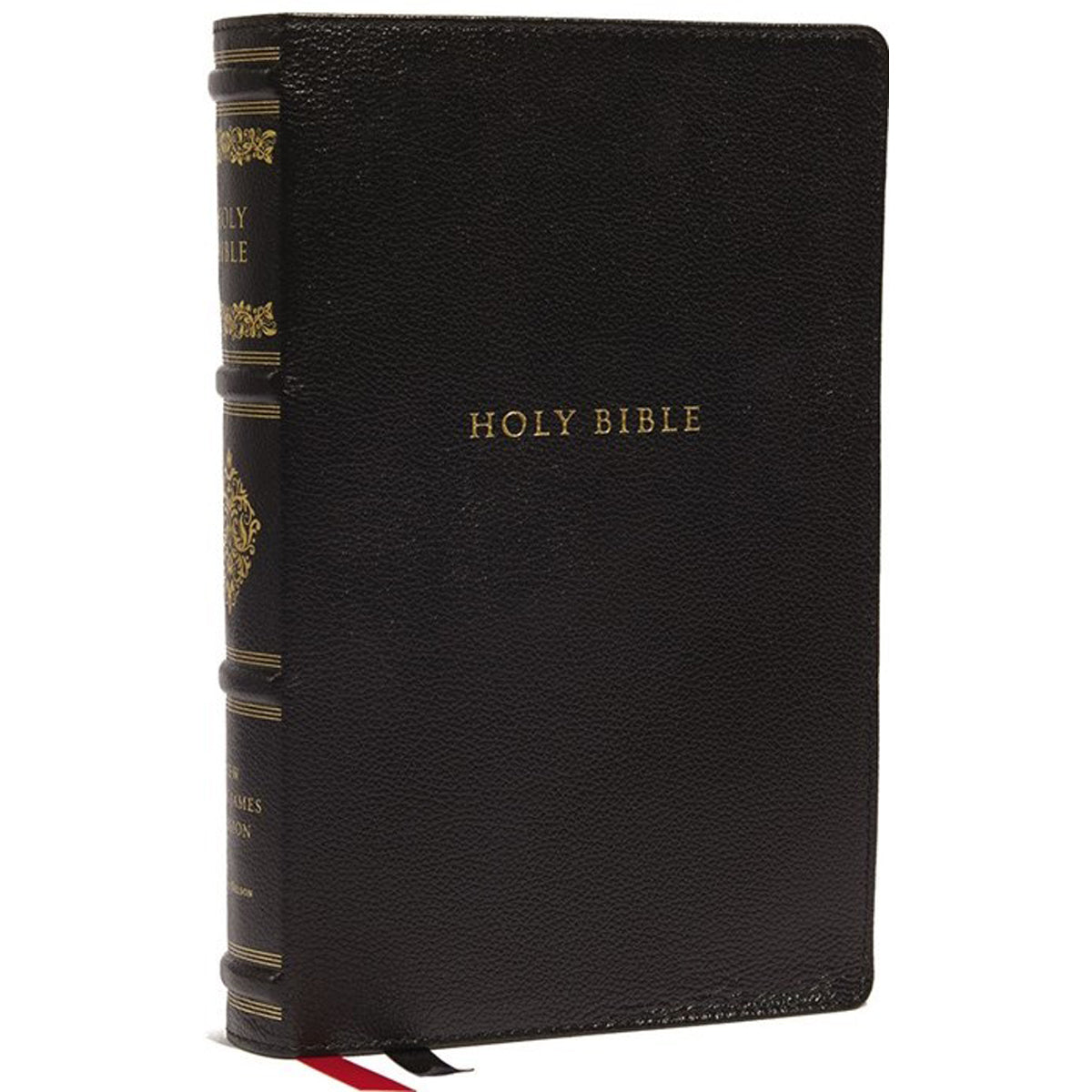 NKJV Personal Size Reference Bible Black (Comfort Print)(Sovereign Collection)(Genuine Leather)