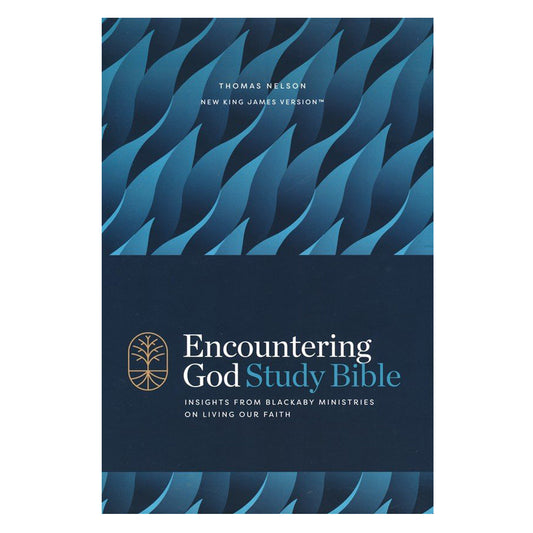 NKJV Hardcover Encountering God Study Bible Comfort Print